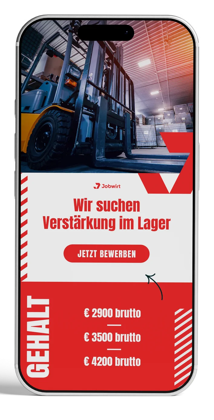 Social Recruiting Jobwirt Lager-Kampagne