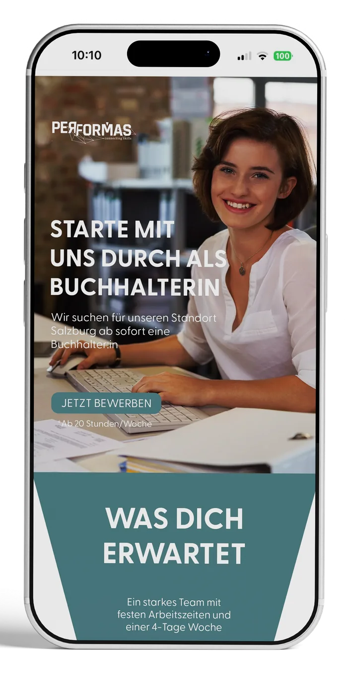 Social Recruiting Performas Buchhaltung