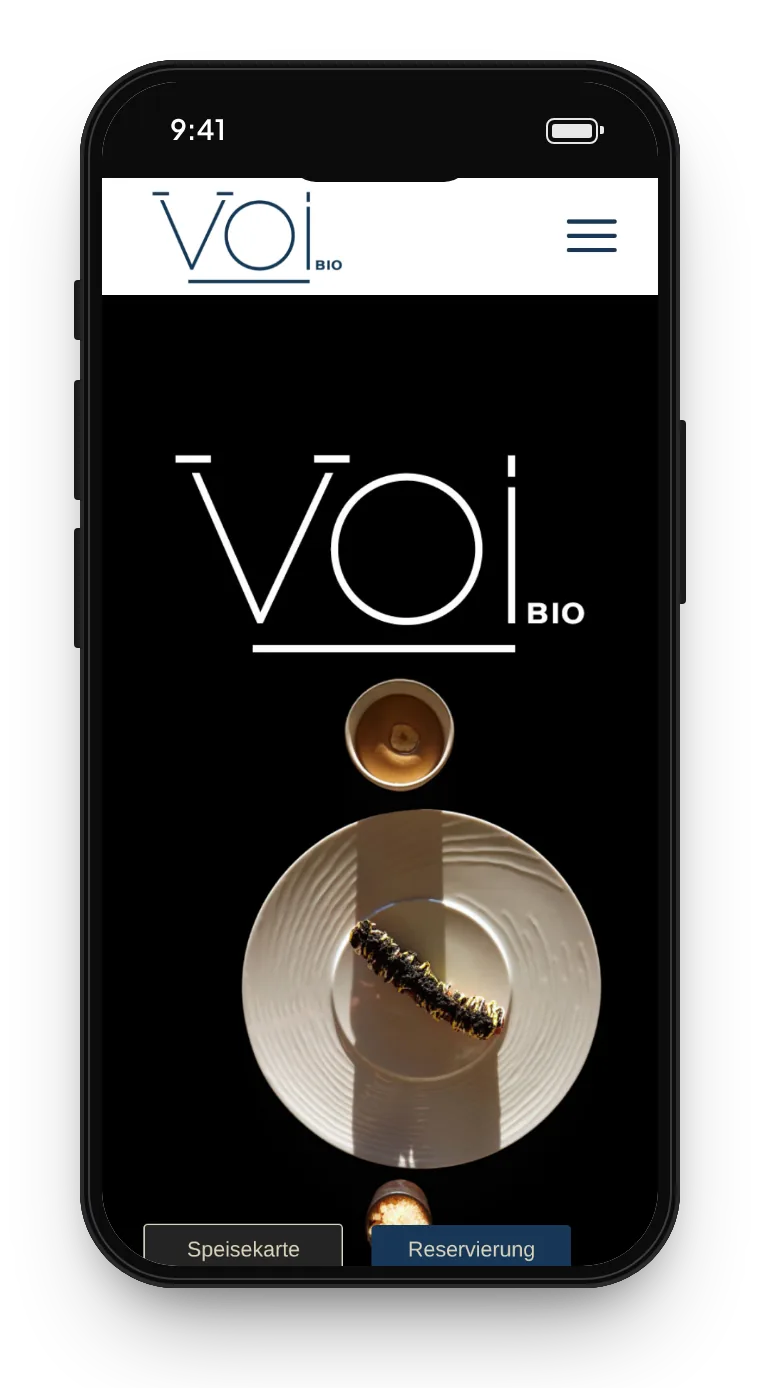 Planbare Anfragen VOI.bio auf dem Smartphone